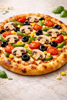 Veggie Pizza (Jumbo) görseli