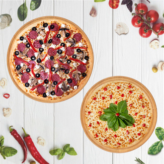 2'Li Fenomen Pizza (Büyük + Orta) görseli