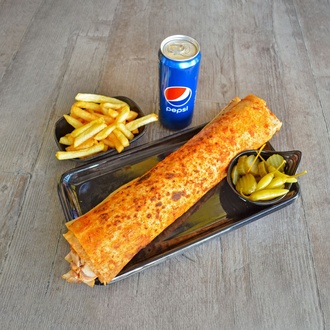 Bazuka Tavuk Döner Dürüm Menü görseli
