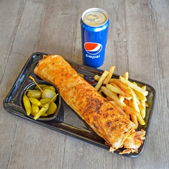 Tavuk Döner Dürüm Menü 2 görseli