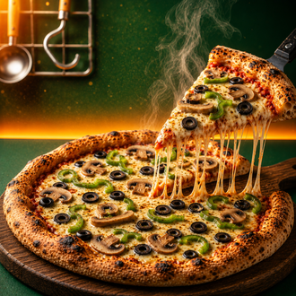 Bol Mantarlı Pizza (Orta) görseli