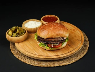 Double Et Burger görseli