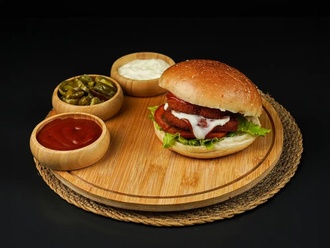 Double Tavuk Burger görseli
