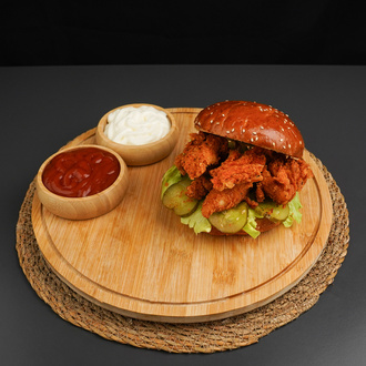 Double Tavuk Burger görseli