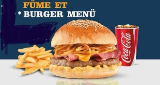 Füme Et Burger Menü görseli