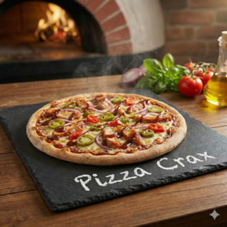 Bbq Chicken Pizza (Orta) görseli