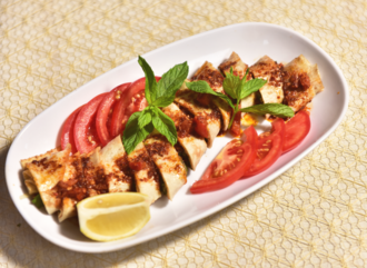 Tavuk Tantuni Dürüm Pare (Çift Lavaş) görseli