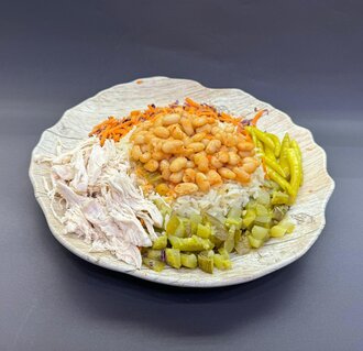 Tavuklu Fasulyeli Pilav görseli