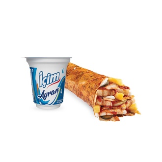 Ekonomik Tavuk Döner Dürüm Menü (Xl) görseli