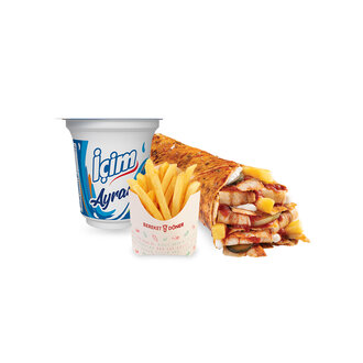Tavuk Döner Dürüm Menü (Xl) görseli