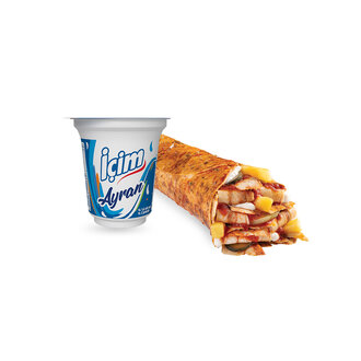 Ekonomik Tavuk Döner Dürüm Menü (L) görseli