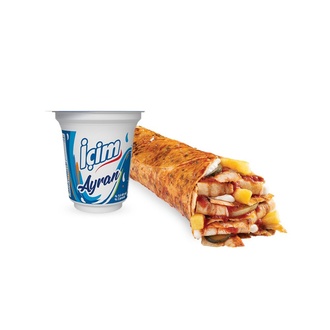 Ekonomik Tavuk Döner Dürüm Menü (L) görseli