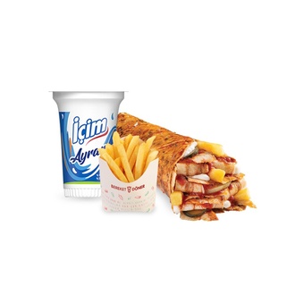 Tavuk Döner Dürüm Menü (S) görseli