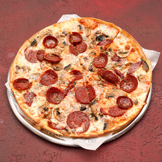 Sucuklu Mantarlı Pizza (Küçük) görseli