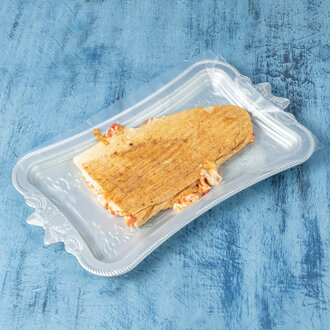 Yarım Ekmeğe Kavurmalı Tost görseli