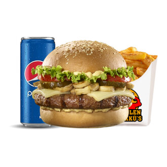 Mushroom Burger (Orta) Menü görseli