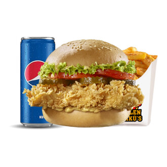 Çıtır Tavuk Burger (Orta) Menü görseli