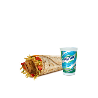 Kibrit Patatesli Acılı Kebap Dürüm Menü görseli