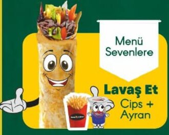 Et Dürüm Cips Ayran Menü görseli