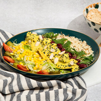 Yer Fıstıklı Körili Tavuk Bowl görseli