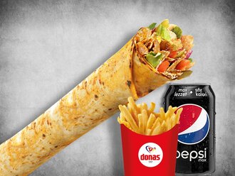 Donas Special Et Döner Dürüm Menü 2 görseli