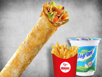 Donas Zurna Et Döner Dürüm Menü 1 görseli