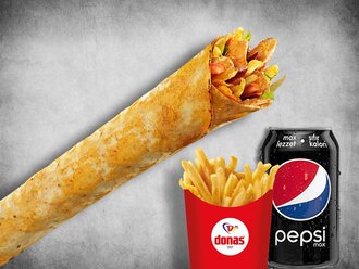 Donas Zurna Tavuk Döner Dürüm Menü 2 görseli