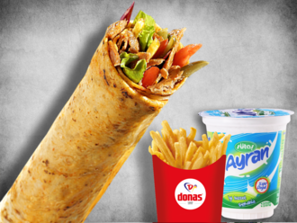 Donas Et Döner Dürüm Menü 1 görseli