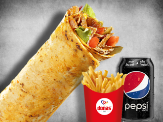 Donas Bol Malzeme Et Döner Dürüm Menü 2 görseli