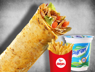 Donas Bol Malzeme Et Döner Dürüm Menü 1 görseli