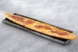 Üç Peynirli Pastırmalı Pide (Açık) görseli