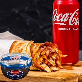 Tavuk Dürüm [150 Gr. ] Tatlı + Kutu İçecek Menü görseli