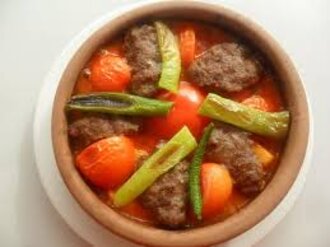 Kiremitte Köfte görseli