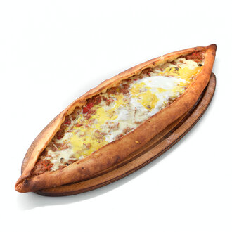 Kıymalı Kaşarlı Yumurtalı Pide görseli