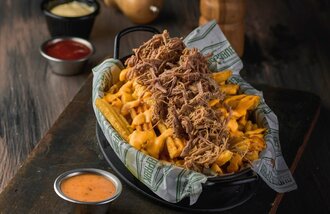 Kaburgalı Cheddarlı Patates Kızartması görseli