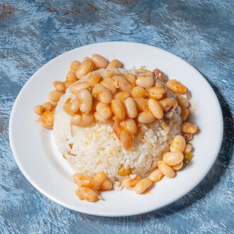 Tavuklu & Kuru Fasulyeli Pilav görseli