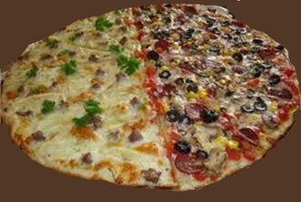 Yarım Yarım Pizza (36 Cm.) görseli