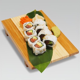 149. Sake Avocado Inside Out Roll görseli
