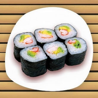 119. Kani-avocado Maki görseli