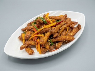 Zencefil Soslu Çıtır Tavuk görseli