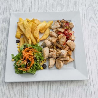 Acılı Mantarlı Tavuk görseli