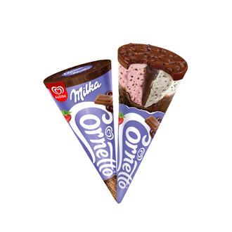 Cornetto Disc Milka (140 Ml) görseli