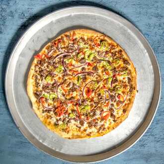 Kavurmalı Pizza (Büyük Boy) görseli