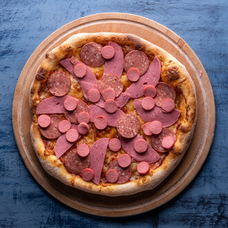 Salami Pizza (Büyük) görseli