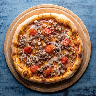 Kavurma Pizza (Büyük) görseli