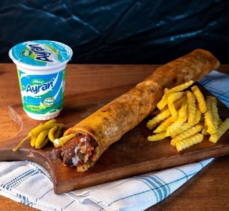 Hatay Soslu Et Döner Dürüm Vıp (70 Gr) Menü görseli
