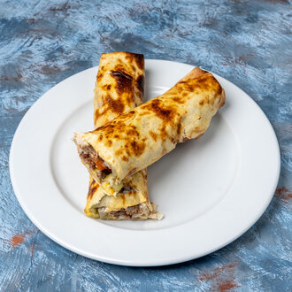 Fırında Kaşarlı Et Döner Dürüm görseli