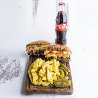 Texas Burger Sosisli Menü görseli