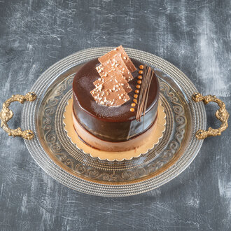 Krokanlı Çikolatalı Pasta (No.0) görseli