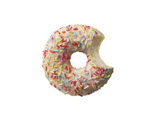 Color Sprinkles Donut görseli